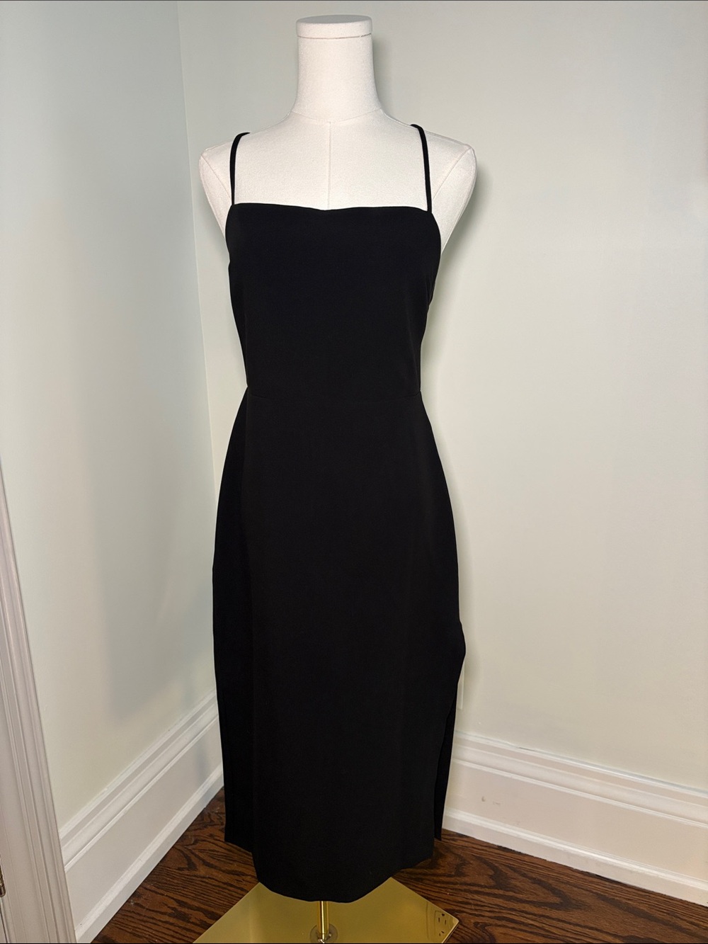 Dynamite Black Backless Strappy Midi Dress - Picture 3 of 7